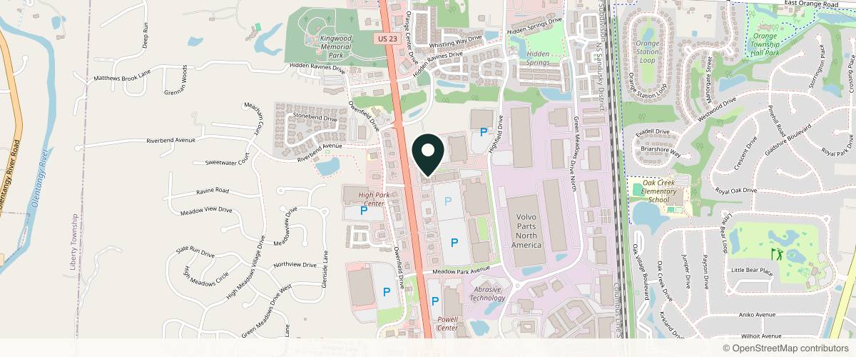 Map showing the exact location of Pure Health Aesthetics & Wellness at 8611 Columbus Pike, Lewis Center, OH 43035, USA