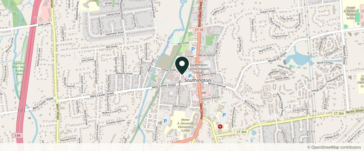 Map showing the exact location of Pure Skin MedSpa at 31 Liberty St Ste 110, Southington, CT 06489, USA