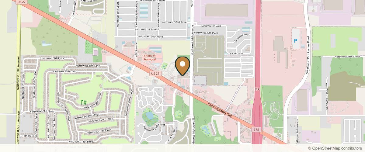 Map showing the exact location of Pure Wellness Med Spa at 4419 NW Blitchton Rd, Ocala, FL 34482, USA