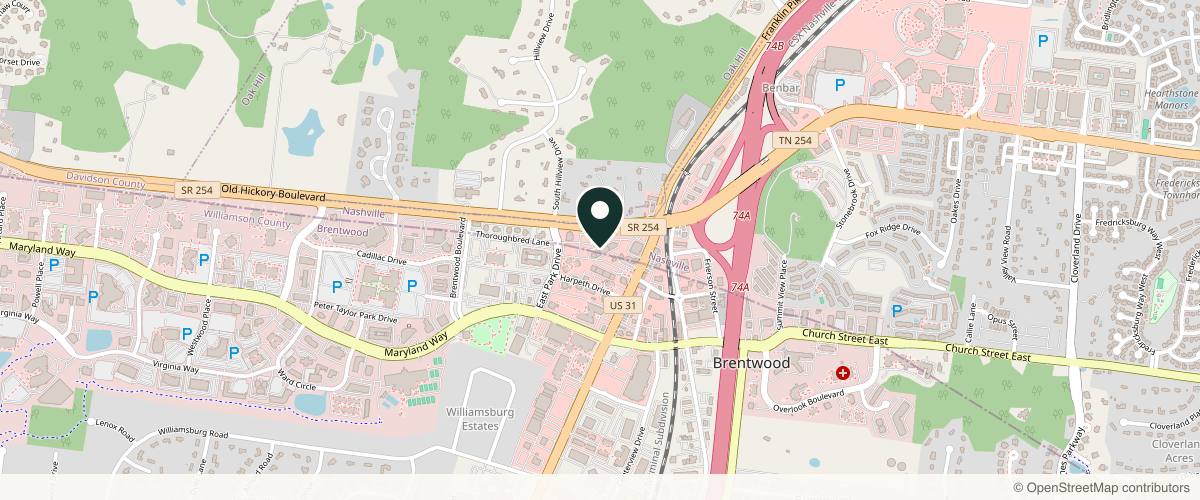 Map showing the exact location of R3 Anti Aging & Medspa at 5020 Thoroughbred Ln, Brentwood, TN 37027, USA