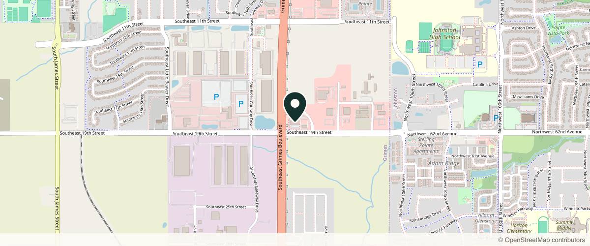 Map showing the exact location of RC Dermatology Grimes at 1895 SE Grimes Blvd Ste 103, Grimes, IA 50111