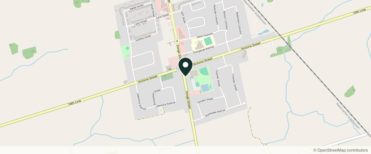 Map showing the exact location of Real Beauty Rx, Innisfil's Premier Nurse Practitioner-Led Medical Aesthetics Clinic at 7869 Yonge St Unit 4-5, Innisfil, ON L9S 1K8, Canada