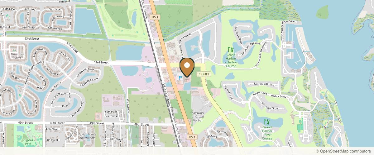 Map showing the exact location of Relive Health Vero Beach | HRT & Medical Weight Loss at 5230 US-1, Vero Beach, FL 32967, USA