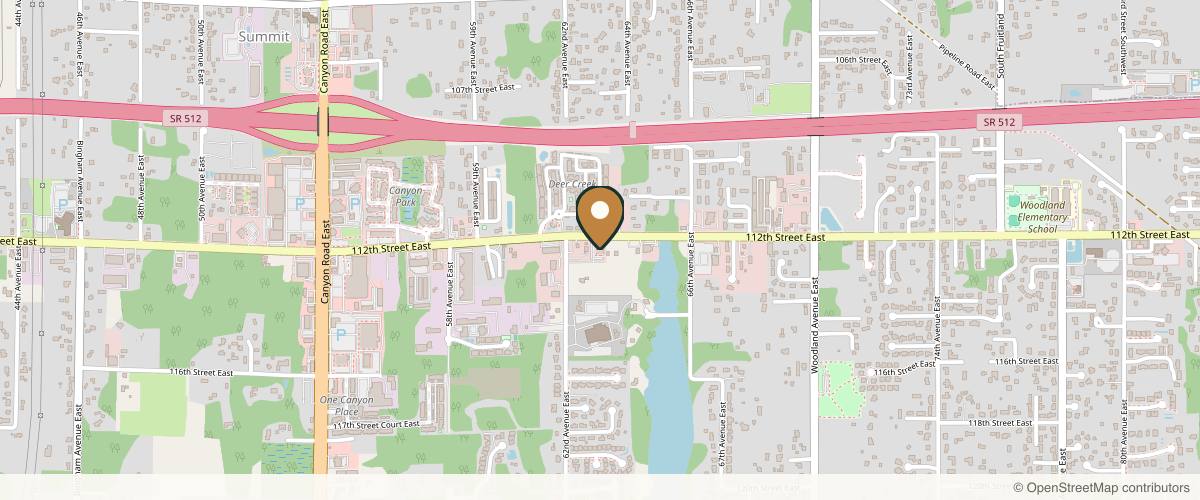 Map showing the exact location of Renew Aesthetics and Regenerative Medicine at 6302 112th St E Ste 300, Puyallup, WA 98373, USA