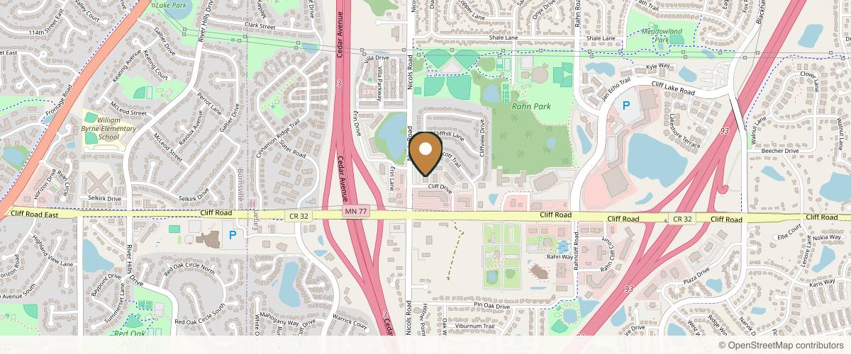 Map showing the exact location of Renew MedSpa at 2121 Cliff Dr # 115, Eagan, MN 55122, USA