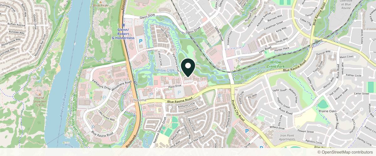 Map showing the exact location of RenewMD Beauty and Wellness, a Medical Spa in Folsom at 400 Plaza Dr Ste 140C, Folsom, CA 95630, USA