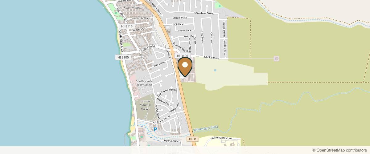 Map showing the exact location of RevitalizeMaui Aesthetic & Longevity Medicine at 411 Huku Lii Pl STE 102, Kihei, HI 96753, USA