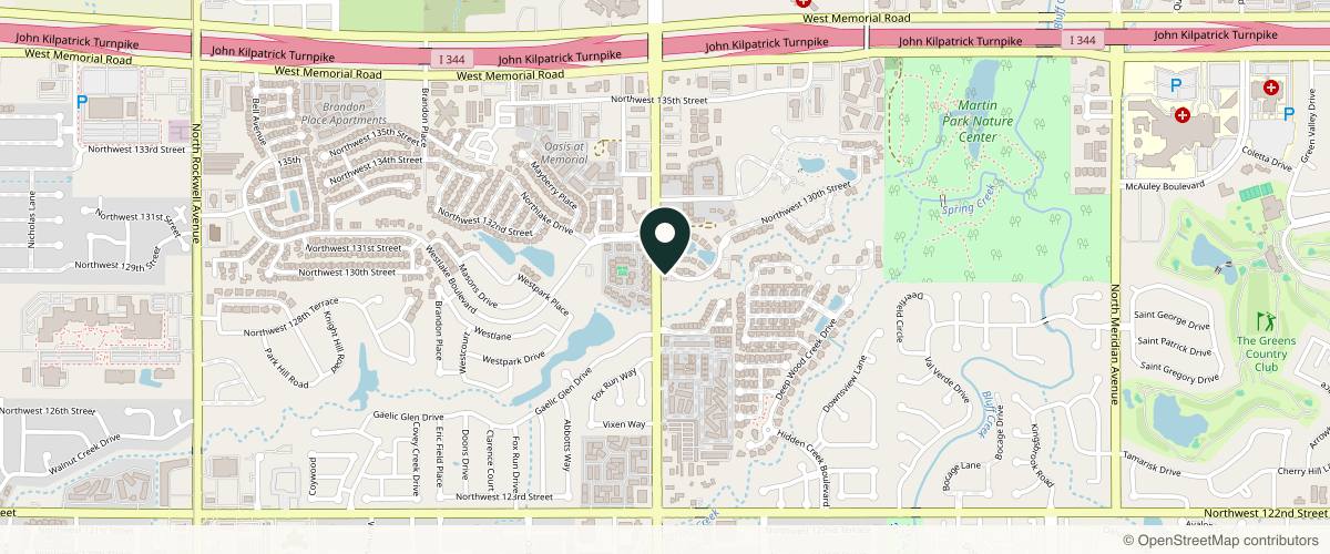 Map showing the exact location of Revive Aesthetics Medical Spa at 13000 N MacArthur Blvd, Oklahoma City, OK 73142, USA