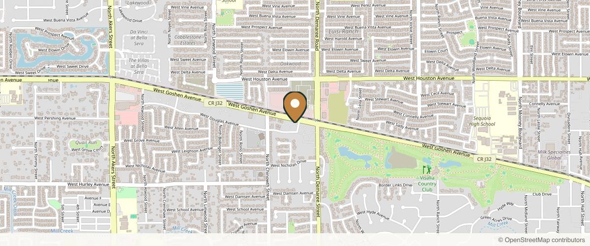 Map showing the exact location of Revive Medical Aesthetics at 1126 N Chinowth St, Visalia, CA 93291, USA
