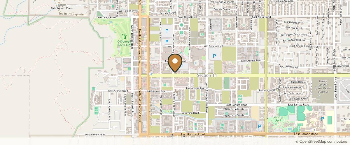 Map showing the exact location of Revive Wellness Centers at 600 E Tahquitz Canyon Way Ste 3, Palm Springs, CA 92262, USA