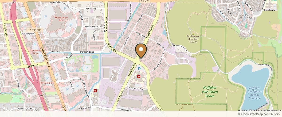 Map showing the exact location of Ritual Aesthetics and Wellness at 5570 Longley Ln Ste A, Reno, NV 89511, USA