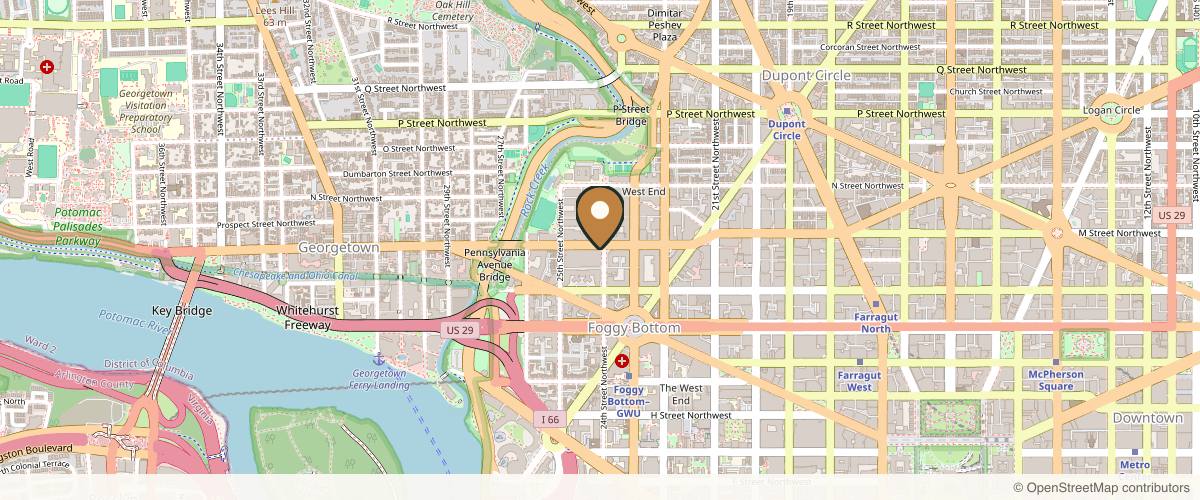 Map showing the exact location of Ritual by Tracy Holzman NP-C at 2440 M St NW #810, Washington, DC 20037, USA
