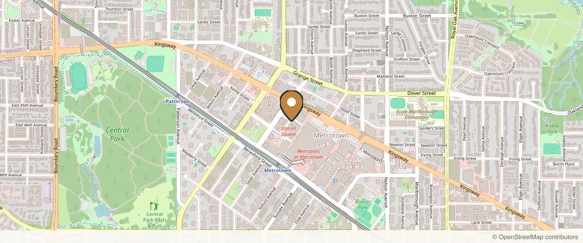 Map showing the exact location of Rmedy Aesthetics at 6050 Silver Dr, Burnaby, BC V5H 0H5, Canada