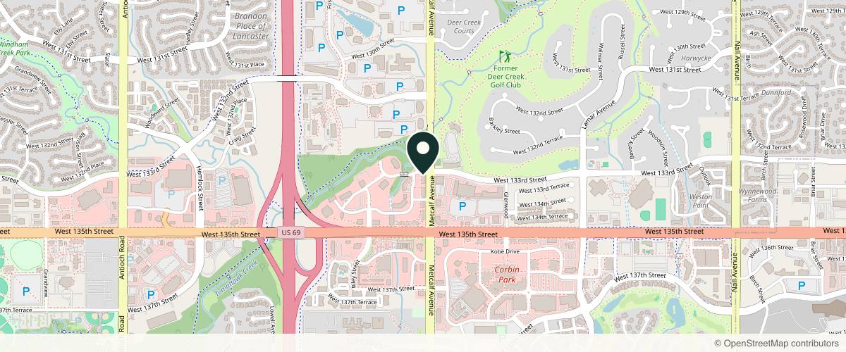 Map showing the exact location of RSVP Med Spa at 13300 Metcalf Ave, Overland Park, KS 66213, USA