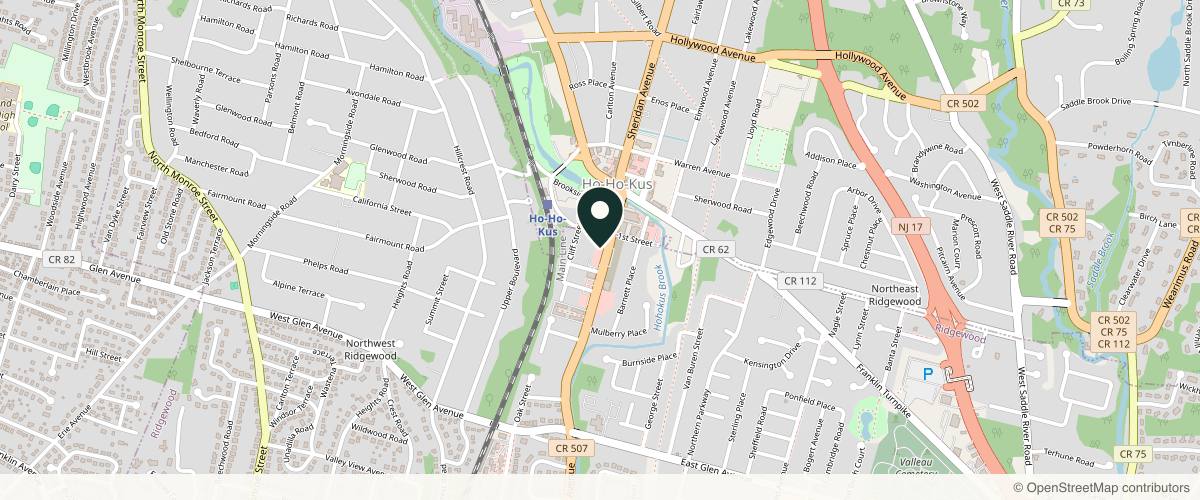 Map showing the exact location of Salt & Sky Wellness at 580 N Maple Ave, Ridgewood, NJ 07450, USA