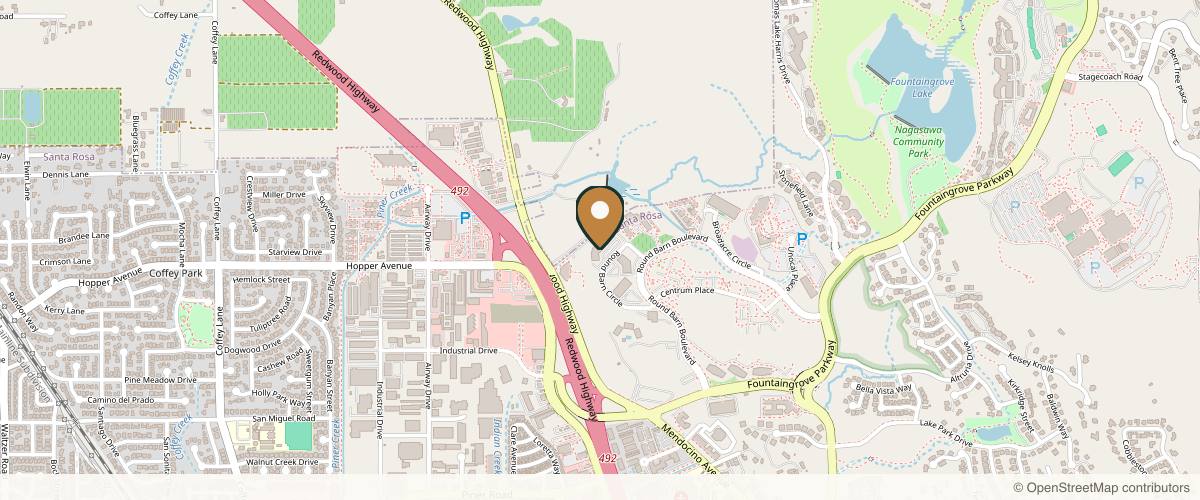 Map showing the exact location of Schweiger Dermatology Group - Santa Rosa at 3562 Round Barn Cir #320, Santa Rosa, CA 95403, USA