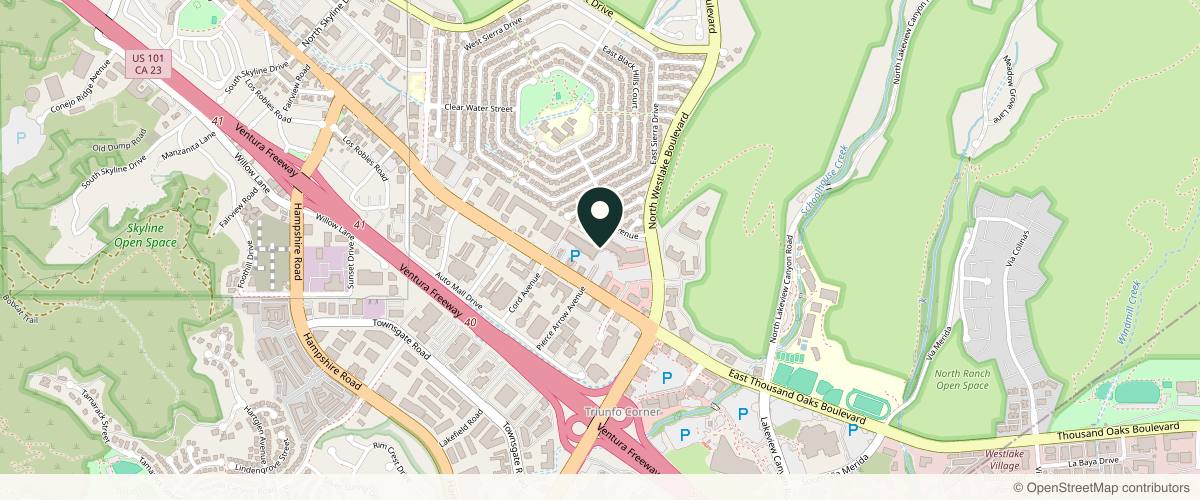 Map showing the exact location of Setiba Medical Spa at 3835 E Thousand Oaks Blvd Unit A-1, Westlake Village, CA 91362, USA