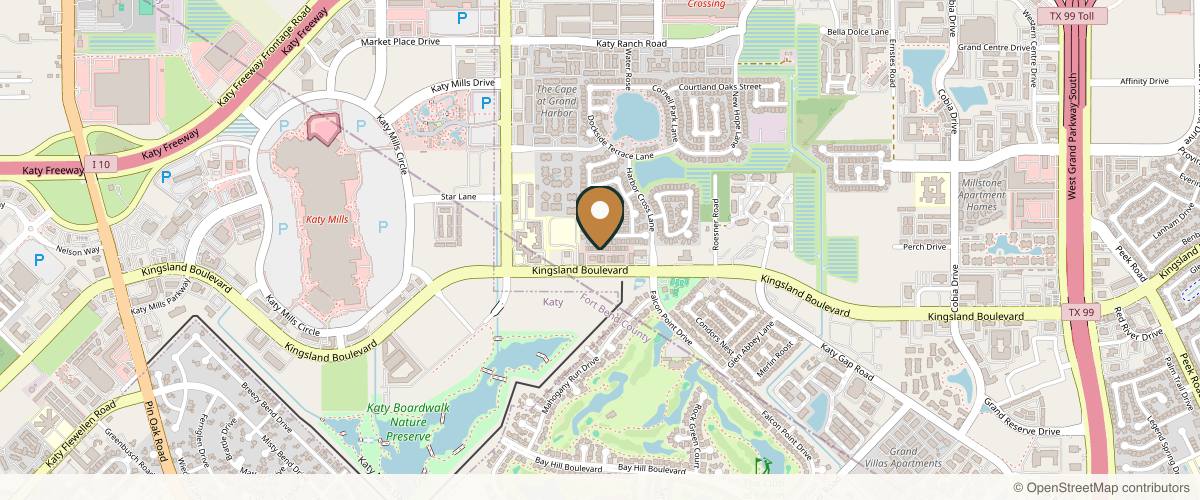 Map showing the exact location of Shining Way Esthetics at 24646 Kingsland Blvd, Katy, TX 77494, USA