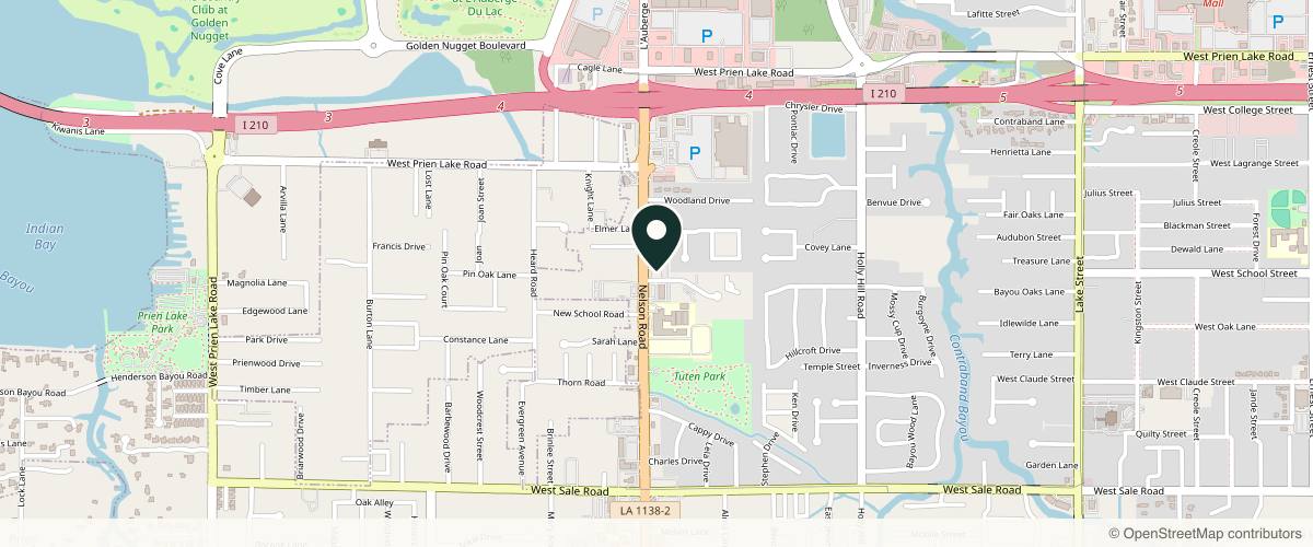 Map showing the exact location of Shondra L. Smith, MD at 3635 Nelson Rd, Lake Charles, LA 70605, USA