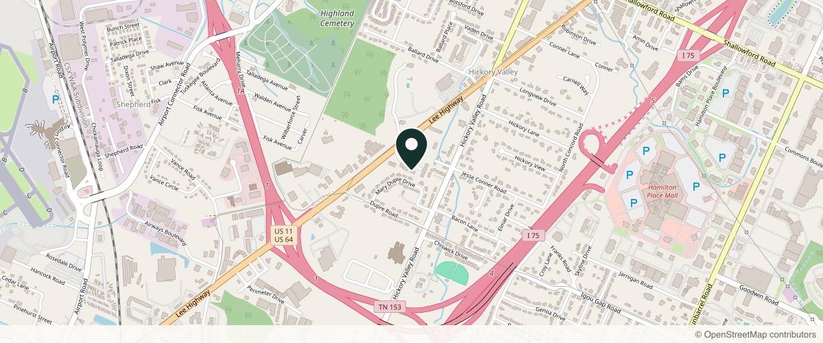 Map showing the exact location of Simply Beautiful MedAesthetics at 6720 Heritage Business Ct Ste 601, Chattanooga, TN 37421, USA