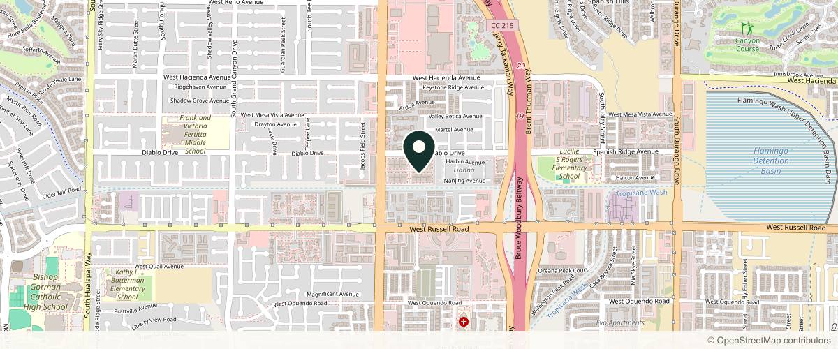 Map showing the exact location of Simply Radiant Med Spa at 5568 S Fort Apache Rd, Las Vegas, NV 89148, USA