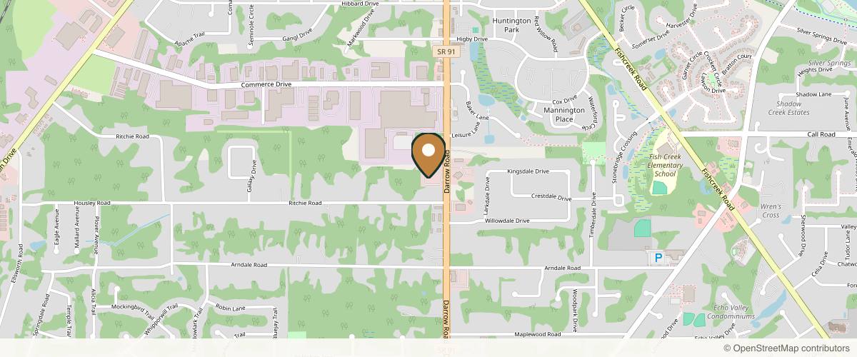 Map showing the exact location of Sitara Aesthetic Clinic at 4466 Darrow Rd STE 12, Stow, OH 44224, USA