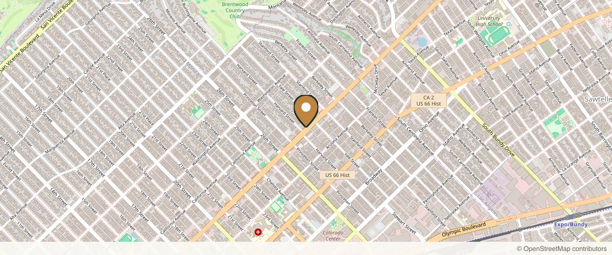 Map showing the exact location of Skin by Lovely at 2811 Wilshire Blvd #900, Santa Monica, CA 90403, USA