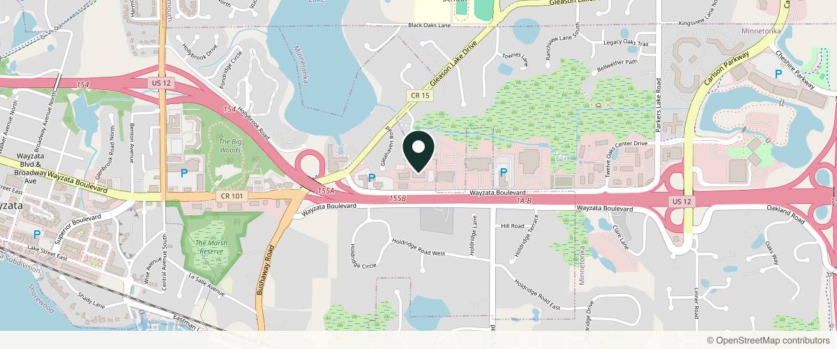 Map showing the exact location of Skin Care Doctors, Dermatology at 1907 Wayzata Blvd #350, Wayzata, MN 55391