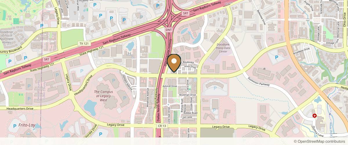 Map showing the exact location of Skin Pharm at 5801 Headquarters Dr Ste 920, Plano, TX 75024, USA
