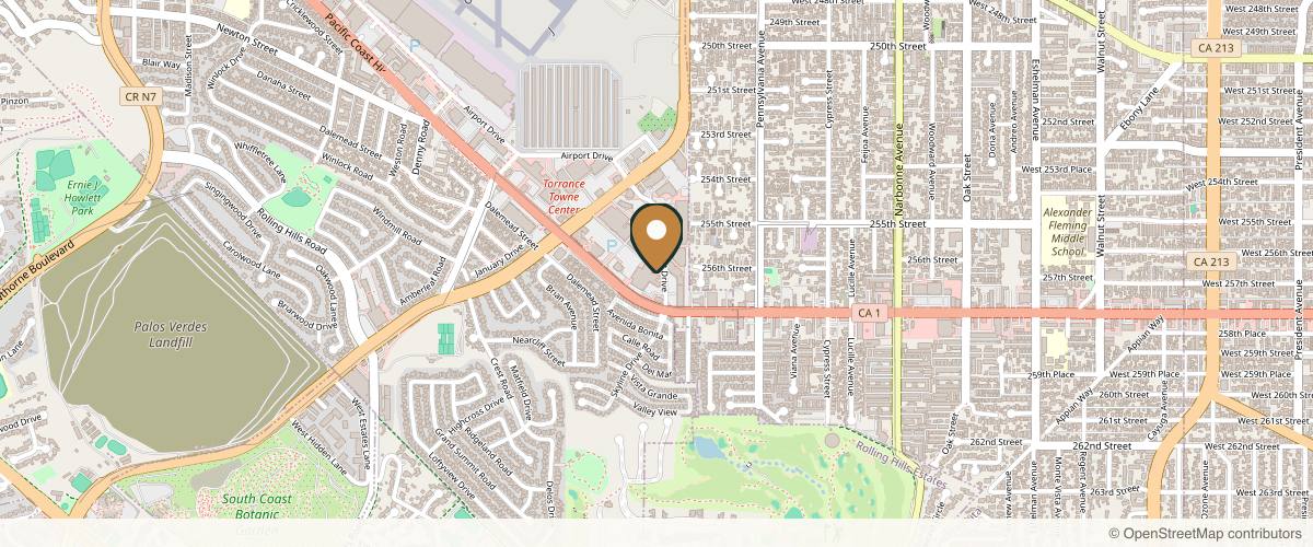 Map showing the exact location of Skin Works Medical Spa | Torrance at 2573 Pacific Coast Hwy B, Torrance, CA 90505, USA