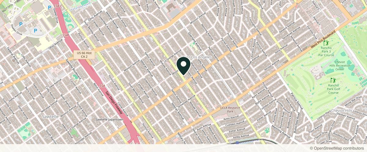 Map showing the exact location of Skinbiotic Med Spa at 2154 Westwood Blvd #200, Los Angeles, CA 90025, USA