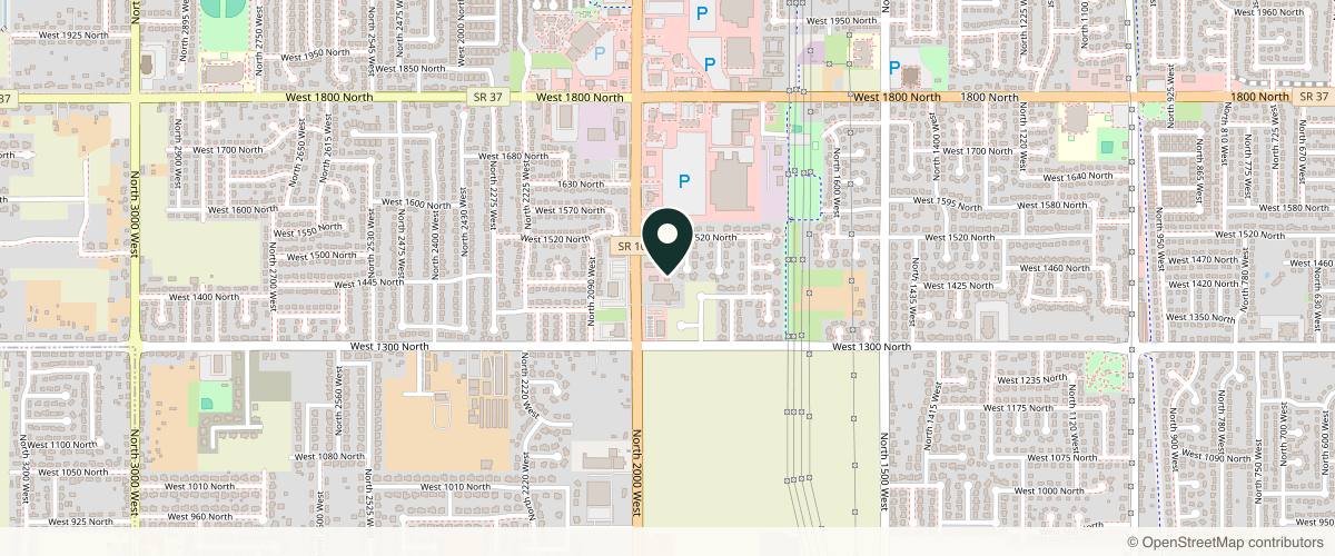 Map showing the exact location of SkinFX Med Spa at 1448 N 2000 W Ste 11, Clinton, UT 84015, USA
