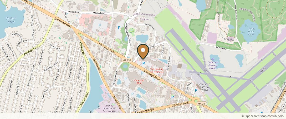Map showing the exact location of SkinMD Hyannis at 790 Iyannough Rd #6, Hyannis, MA 02601, USA