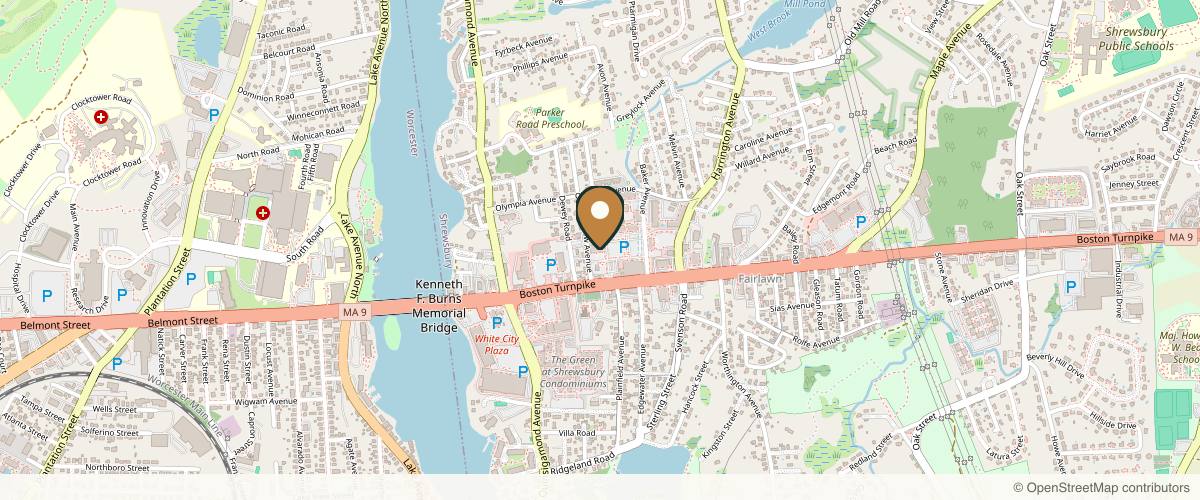Map showing the exact location of SkinMD Shrewsbury at 193 Boston Tpke Ste 3130, Shrewsbury, MA 01545, USA