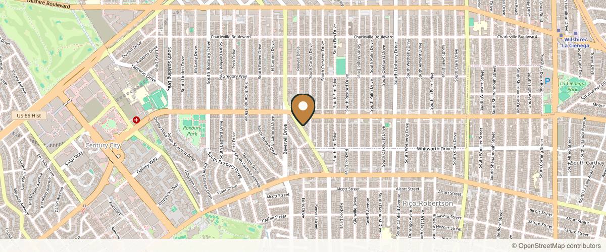 Map showing the exact location of SKINnovative Medical Aesthetics at 420 S Beverly Dr #201, Beverly Hills, CA 90212, USA
