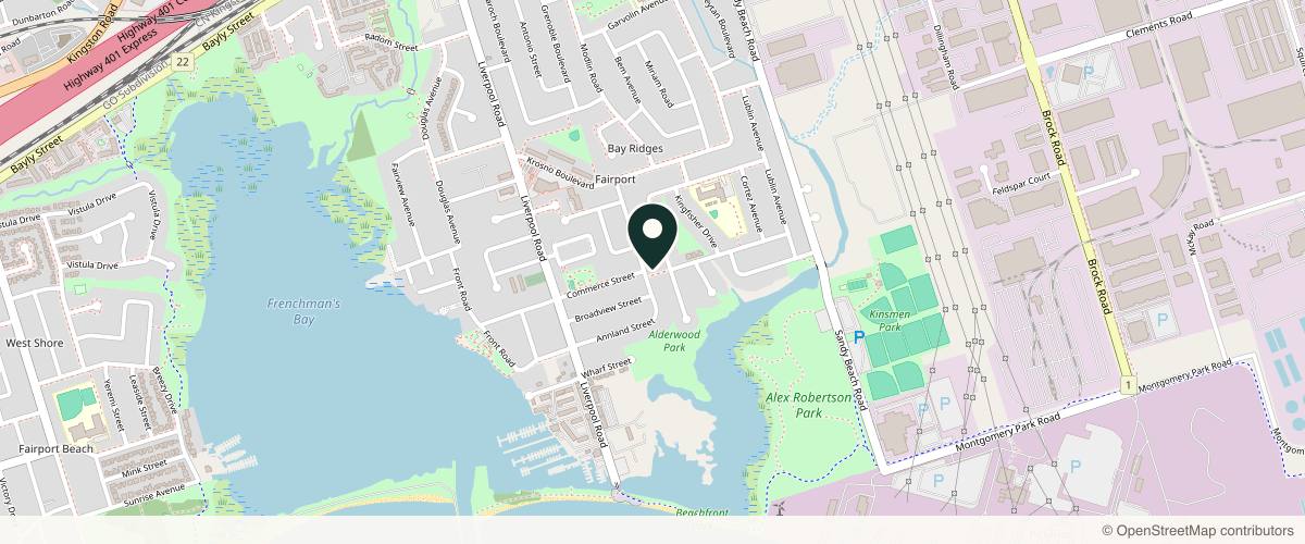 Map showing the exact location of Skintologist Spa at 695 Annland St, Pickering, ON L1W 1A9, Canada