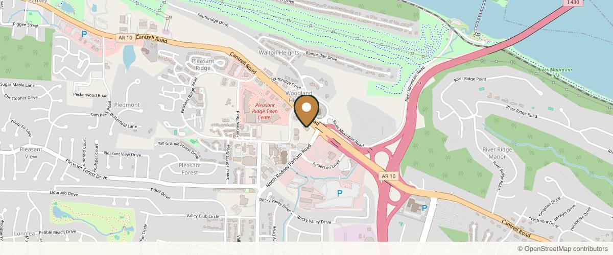 Map showing the exact location of SKN at Franks Dermatology at 4220 N Rodney Parham Rd #102, Little Rock, AR 72212, USA