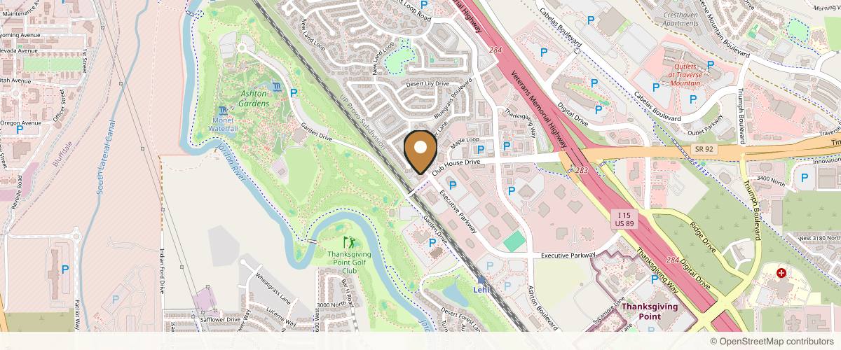 Map showing the exact location of Smart Skin Dermatology at 3200 W Club House Dr Ste 100, Lehi, UT 84048, USA