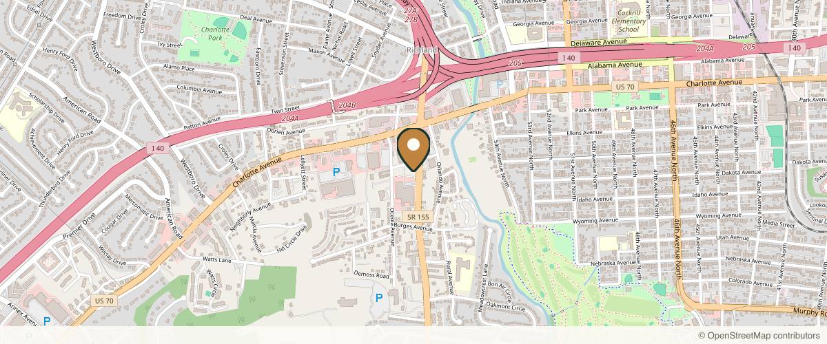 Map showing the exact location of Smiley Aesthetics Training Facility & Med Spa – Nashville at 339 White Bridge Pike, Nashville, TN 37209, USA