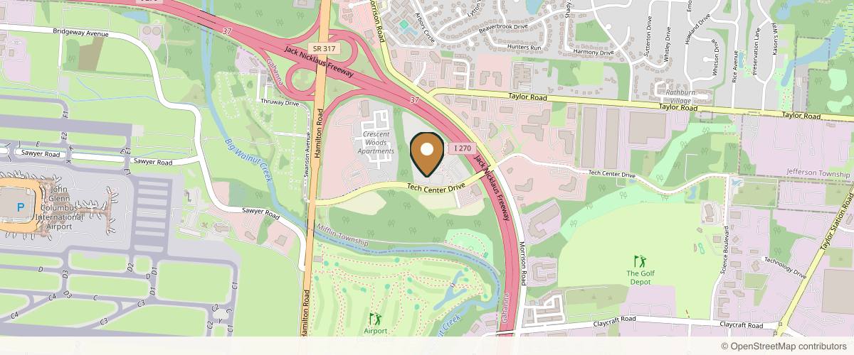 Map showing the exact location of Smith Facial Plastics at 725 Buckles Ct N #210, Gahanna, OH 43230, USA