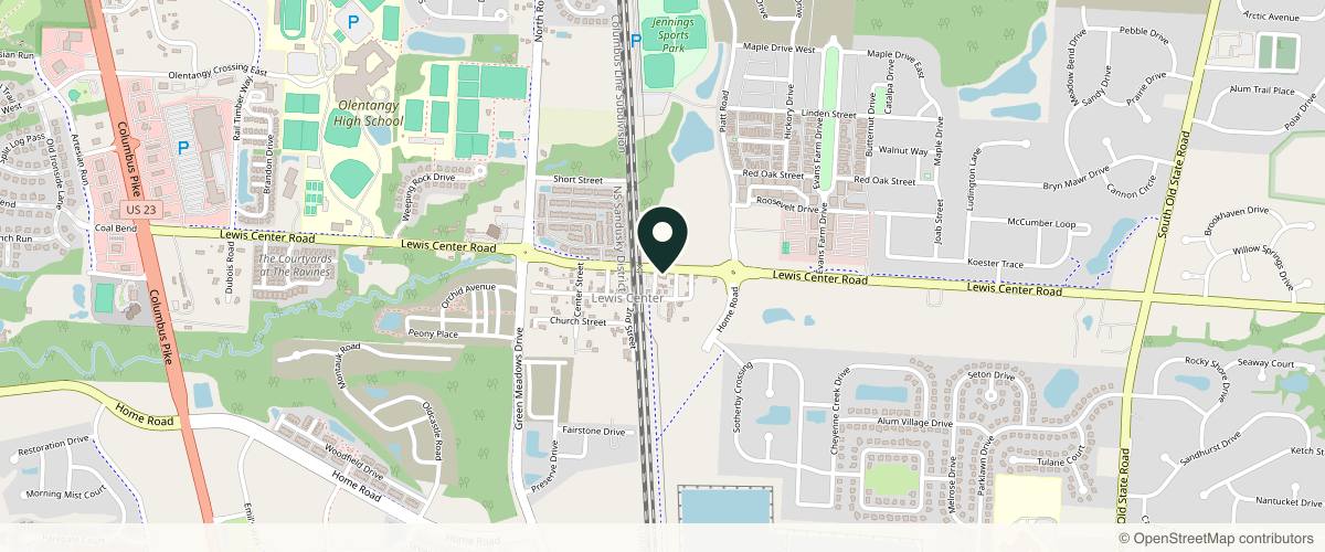 Map showing the exact location of Smooth Aesthetics at 1550 Lewis Center Rd B, Lewis Center, OH 43035, USA