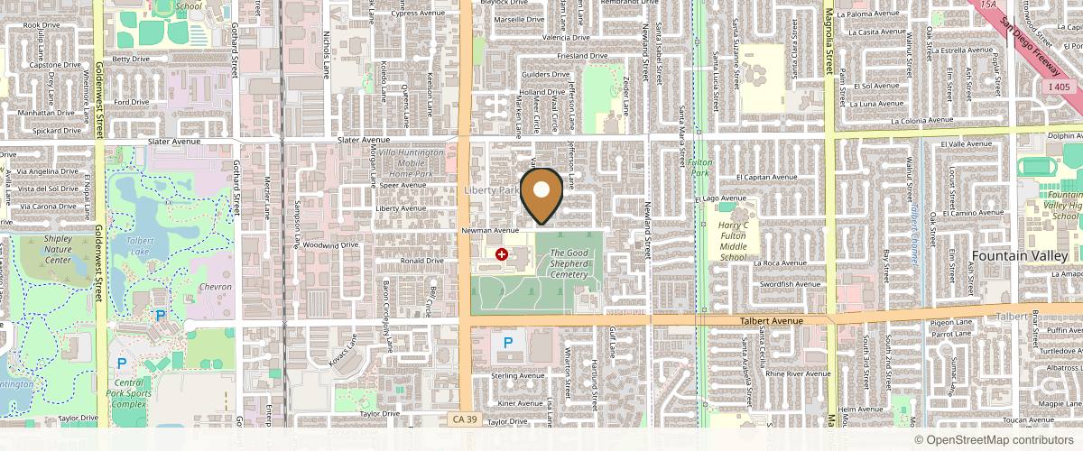 Map showing the exact location of SoCal Medi-Spa at 8201 Newman Ave #101, Huntington Beach, CA 92647, USA