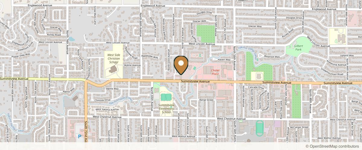 Map showing the exact location of Soma Aesthetics at 6101 Summitview Ave Ste 140, Yakima, WA 98908, USA