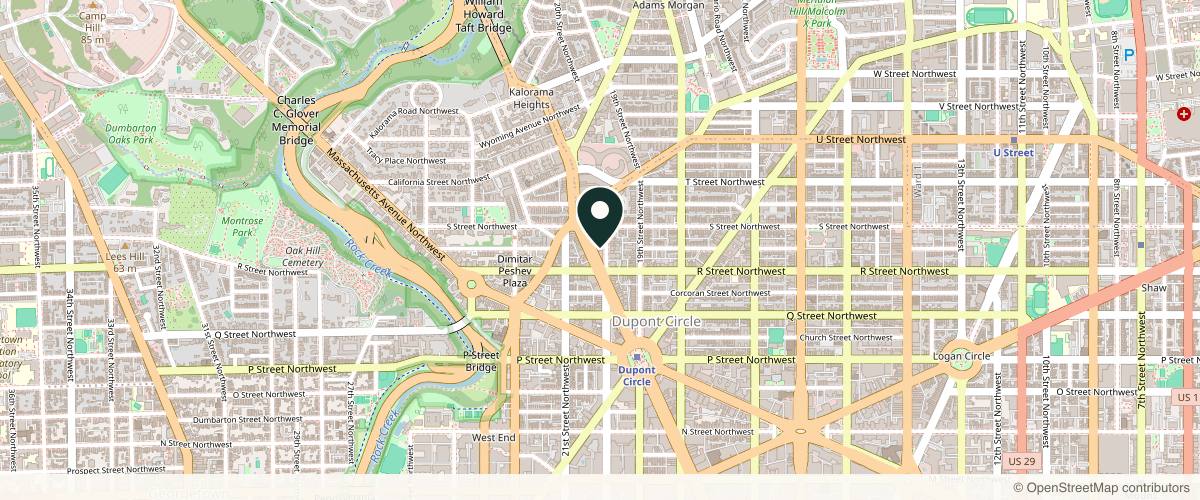 Map showing the exact location of Spa Logic DC MedSpa & Wellness at 1721 Connecticut Ave NW, Washington, DC 20009, USA