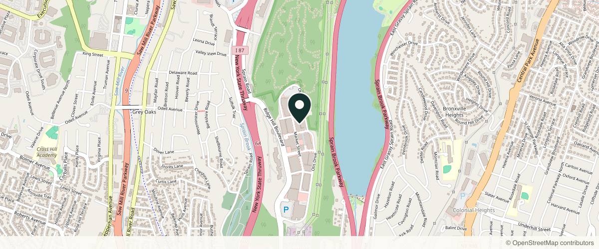 Map showing the exact location of Spa Skin Well at 55 Cole Street Ste 109, Yonkers, NY 10710, USA