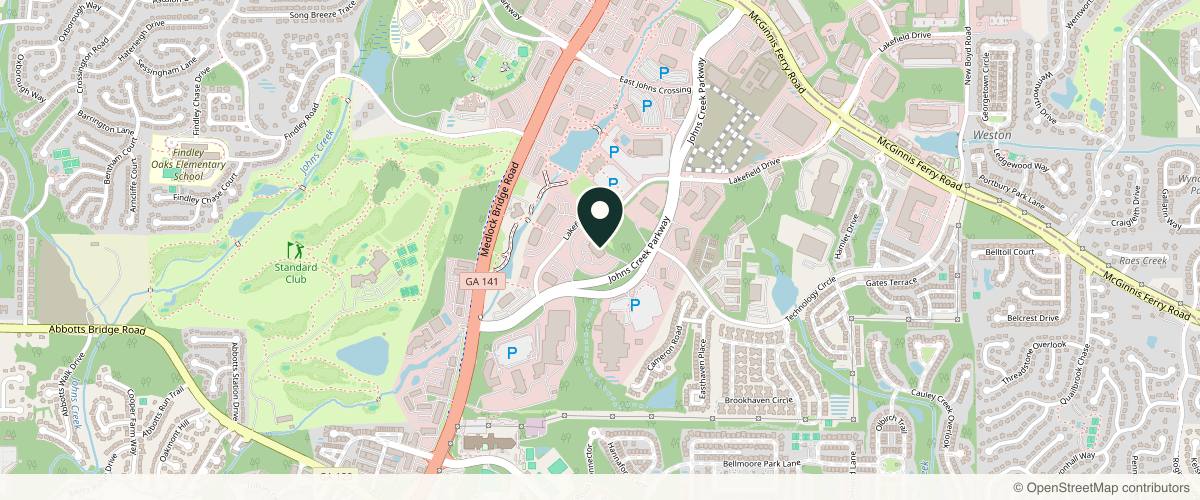 Map showing the exact location of Stephanie S. Gardner, MD at 11315 Johns Creek Pkwy #140, Johns Creek, GA 30097