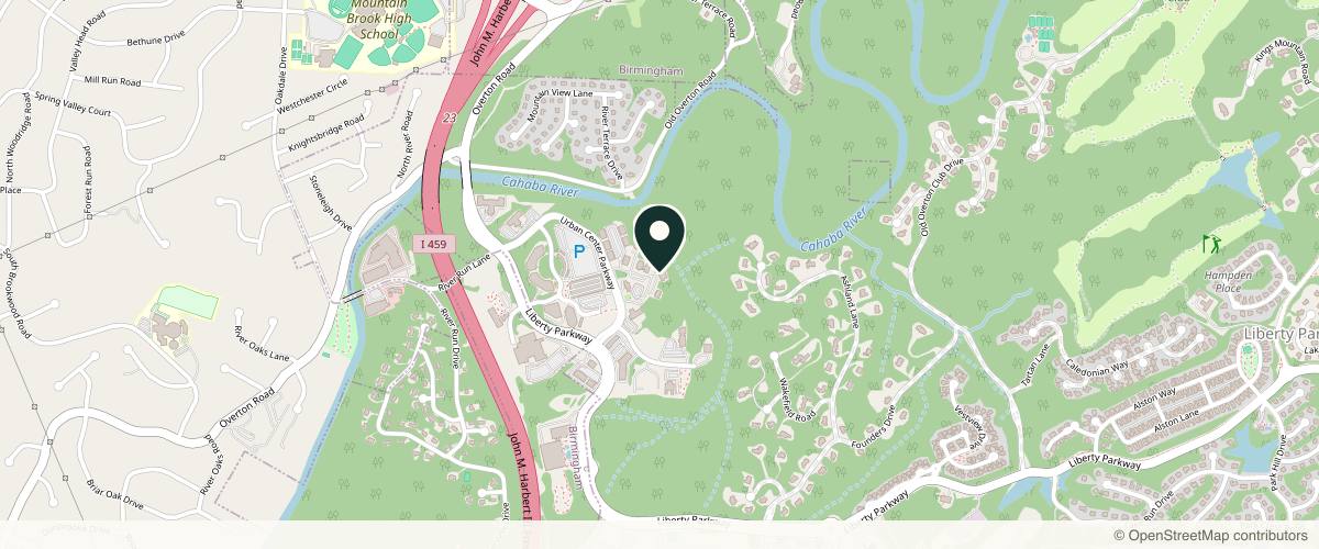 Map showing the exact location of Surgical Dermatology Group - Birmingham at 1940 Stonegate Dr Ste 130, Vestavia Hills, AL 35242
