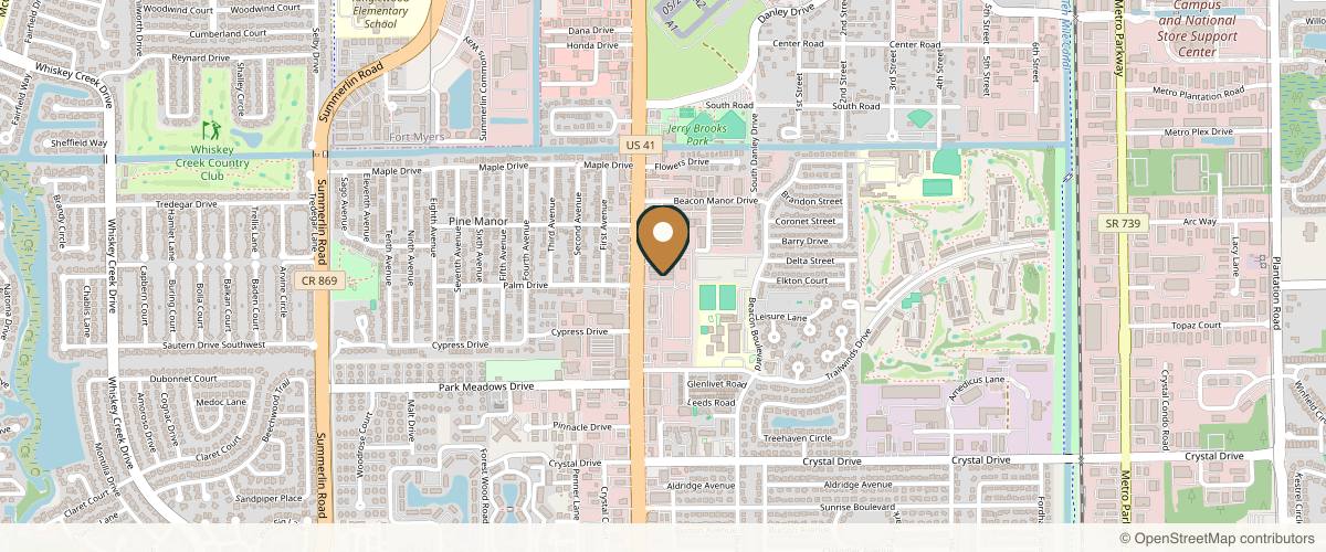 Map showing the exact location of Sweet Spot MediSpa at 11621 S Cleveland Ave Ste 60, Fort Myers, FL 33907, USA