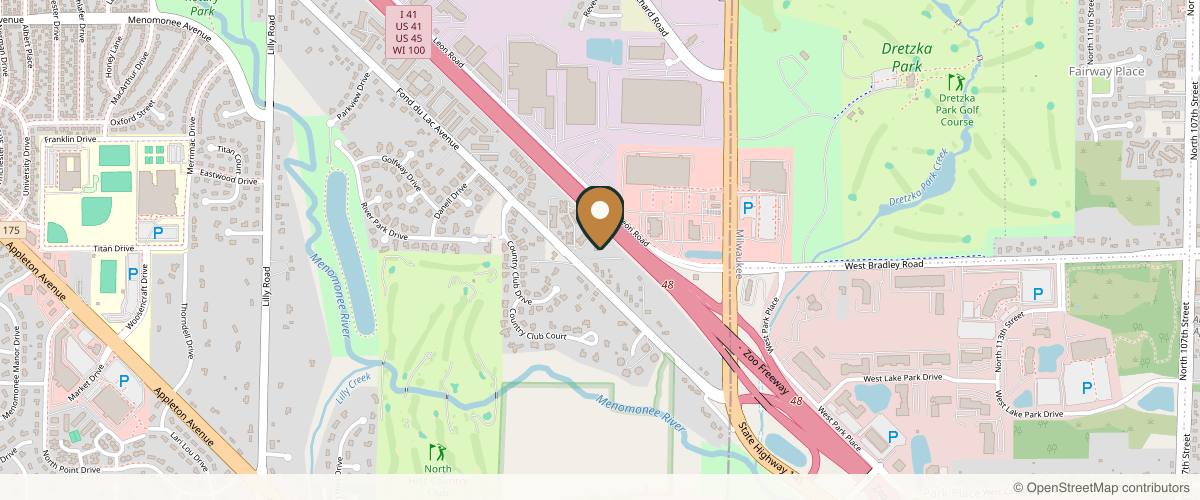 Map showing the exact location of Sweet Tox Med Spa at N80W12878 Fond du Lac Ave, Menomonee Falls, WI 53051, USA
