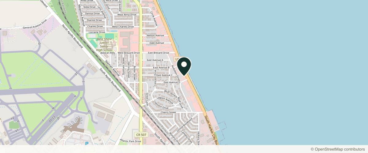Map showing the exact location of TAO Medical Spa at 308 S Harbor City Blvd c, Melbourne, FL 32901, USA